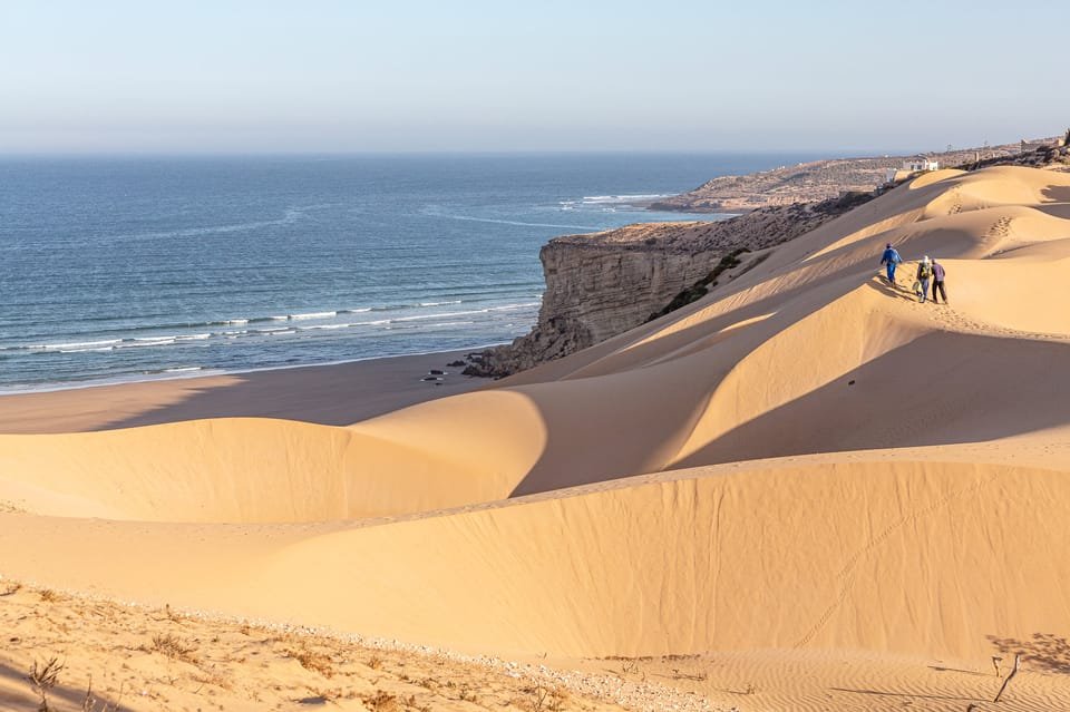 sandboarding near taghazout morocco saharan dunes