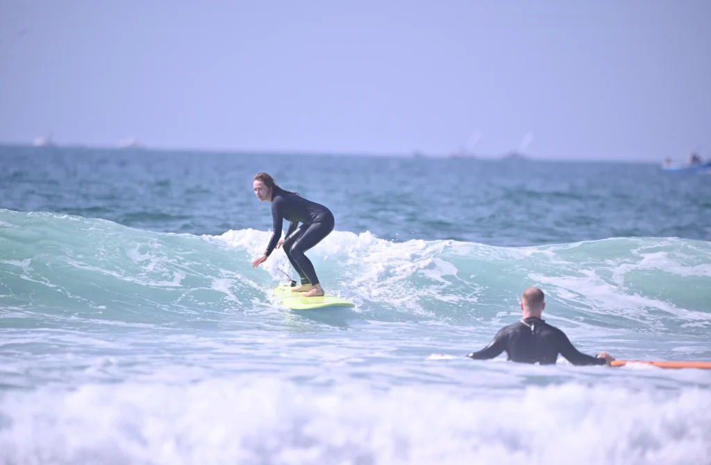 catching First Green Waves in Taghazout