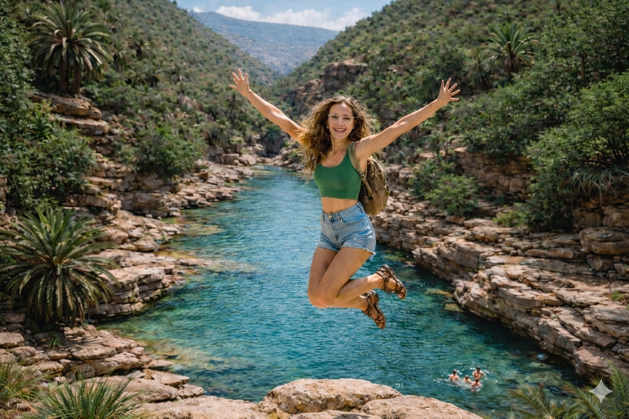 paradise valley day trip from taghazout morocco